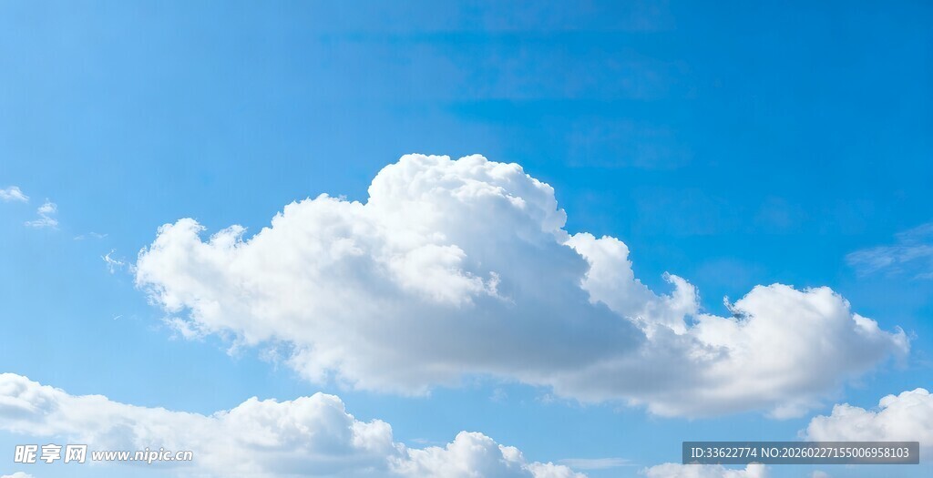蓝天白云美景