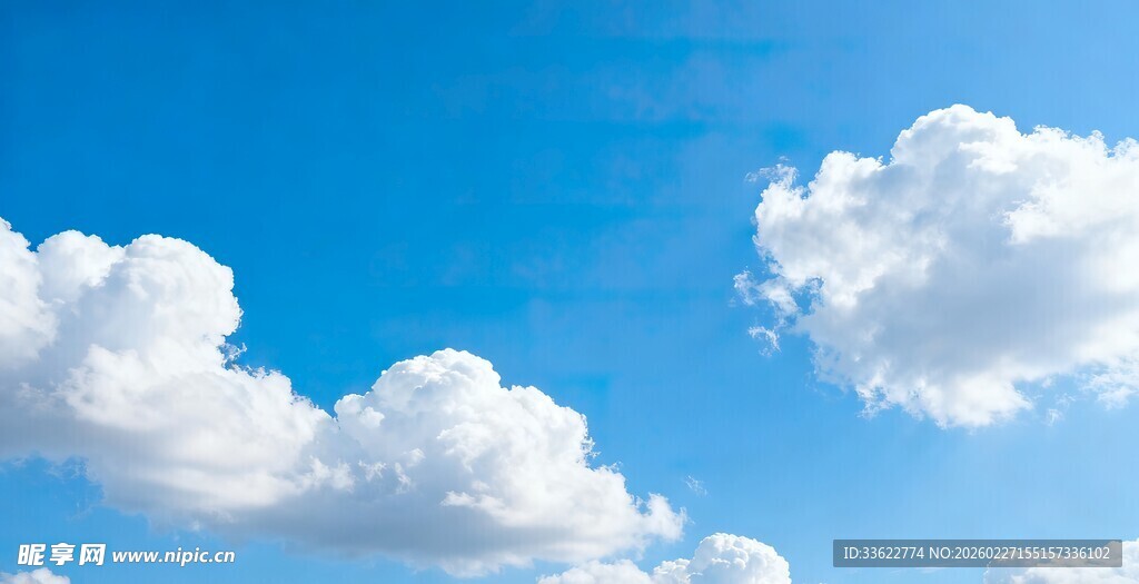 蓝天白云美景