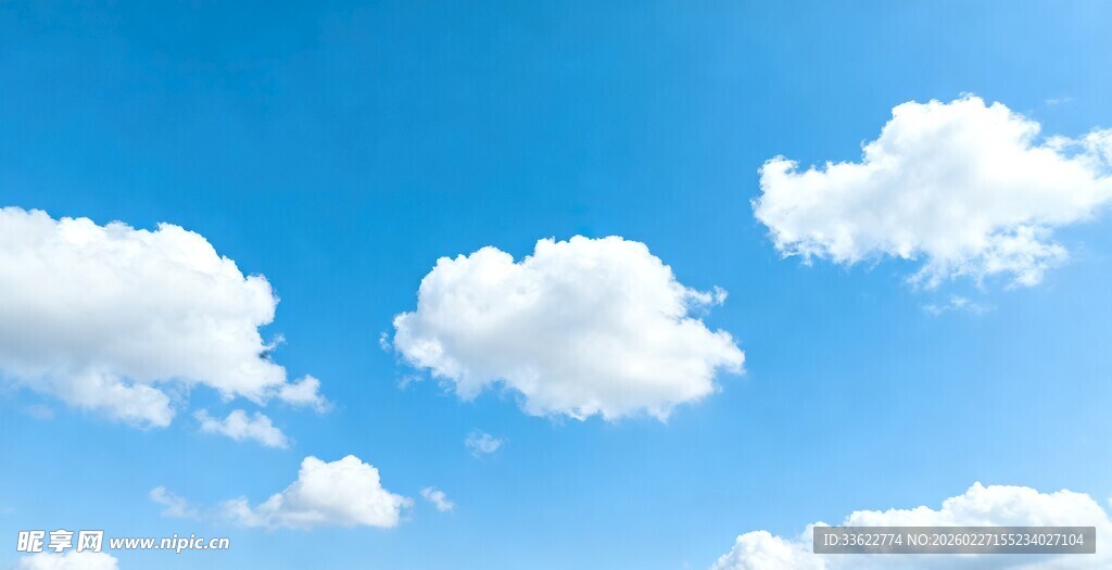 蓝天白云美景