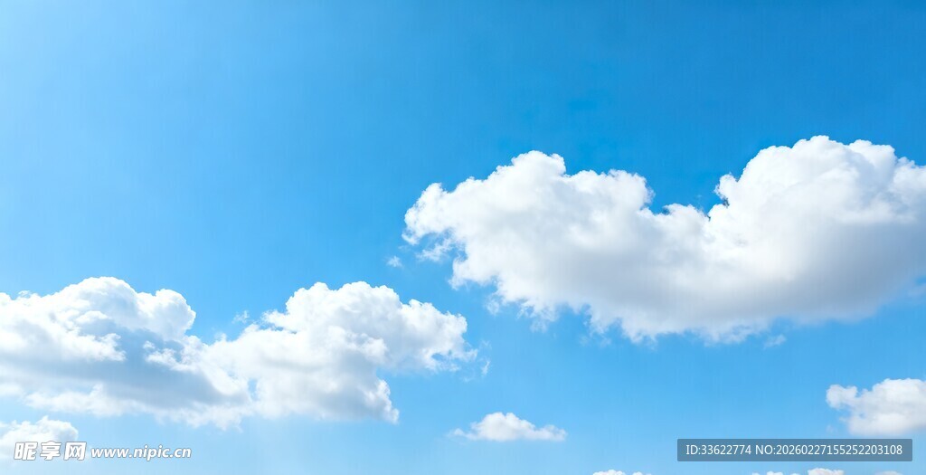 蓝天白云美景