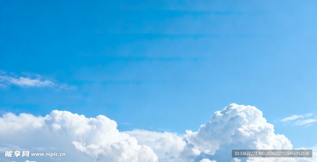 蓝天白云美景