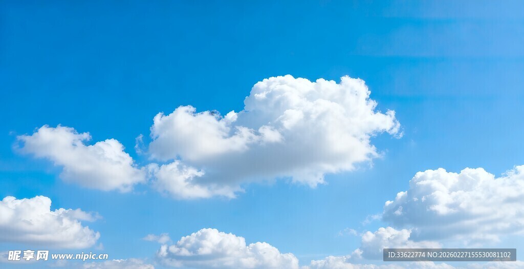 蓝天白云美景