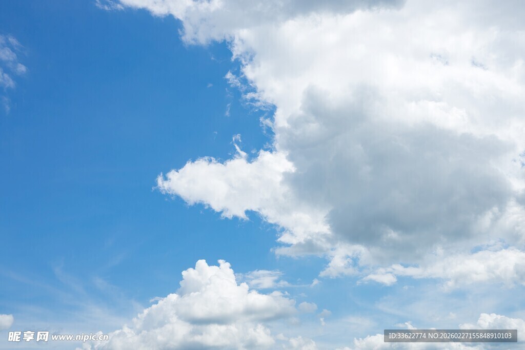 蓝天白云美景