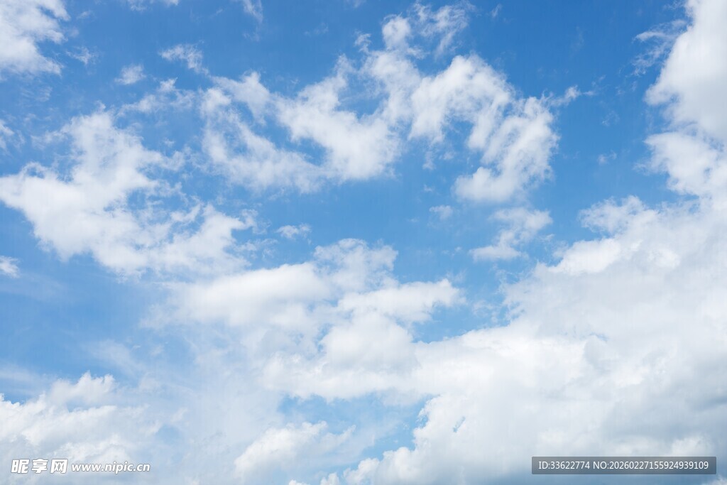 蓝天白云美景