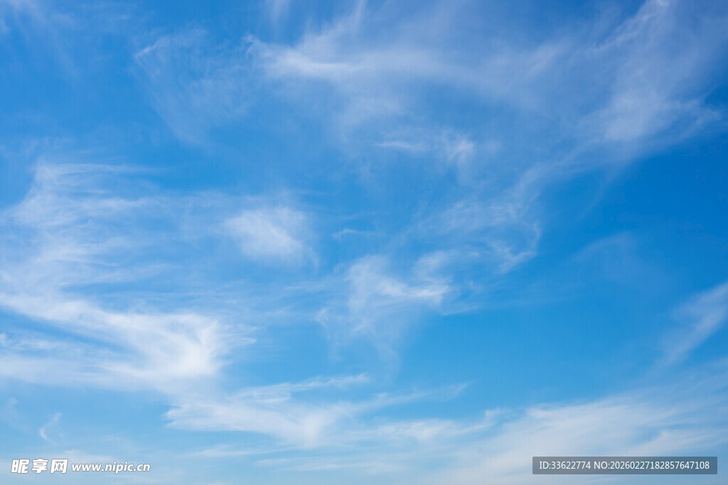 蓝天白云美景