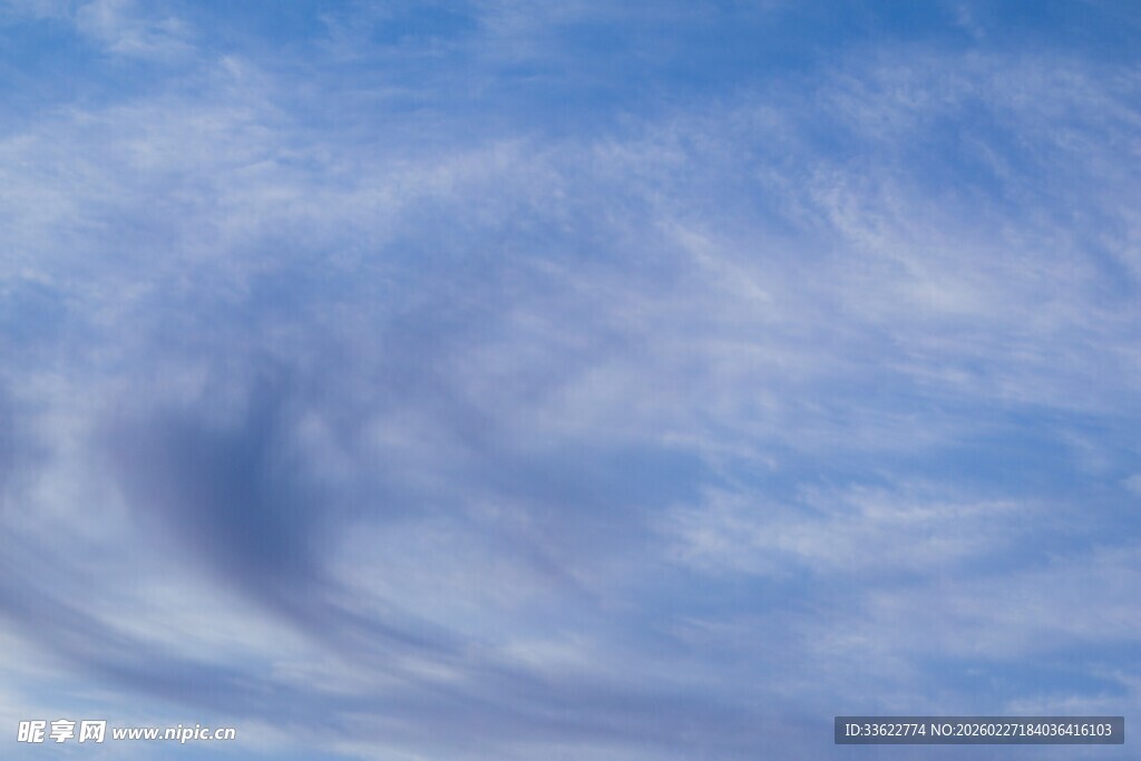 天空中的独特云彩