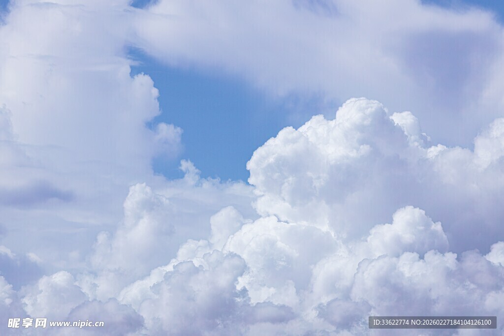 蓝天白云美景
