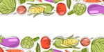 蔬菜边框