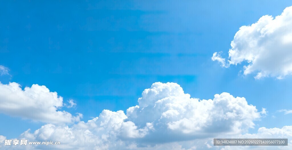 蓝天白云美景