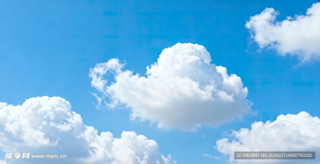 蓝天白云美景