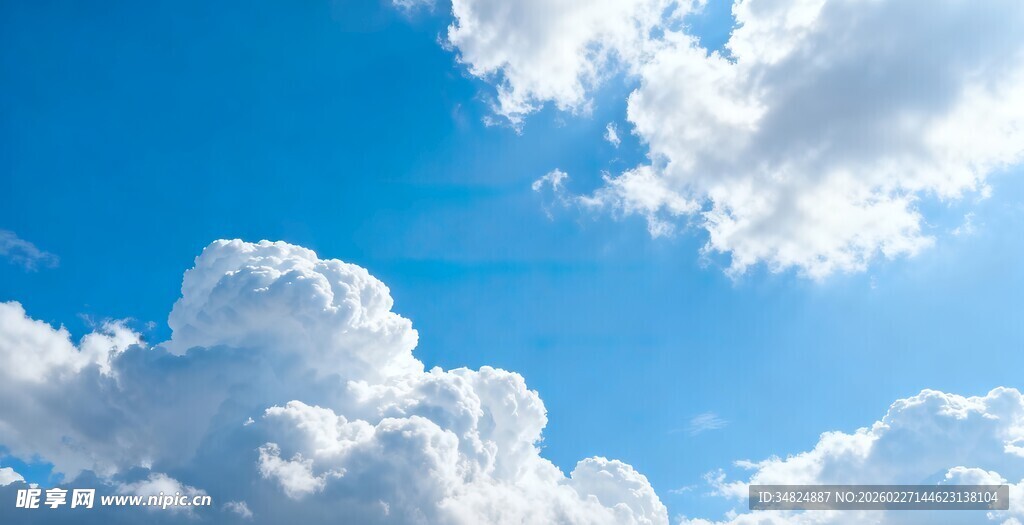 蓝天白云好风光