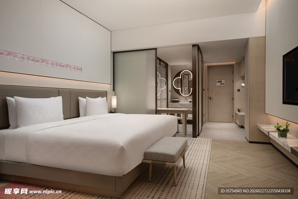 现代简约风格酒店客房