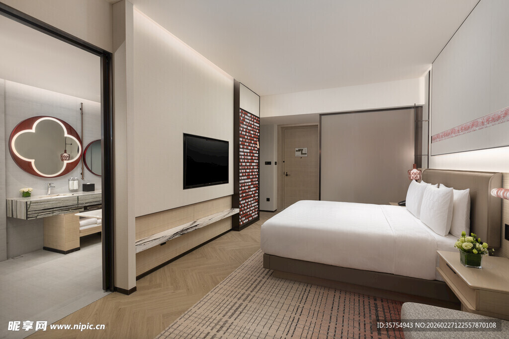 现代简约风格酒店客房