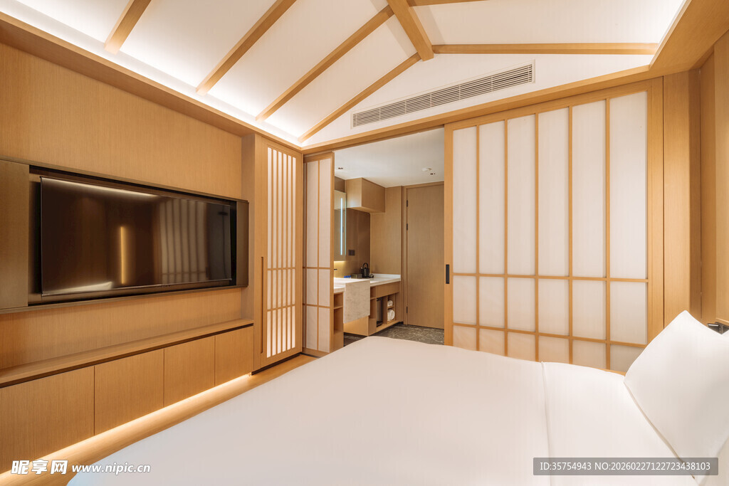 日式风格温馨卧室空间