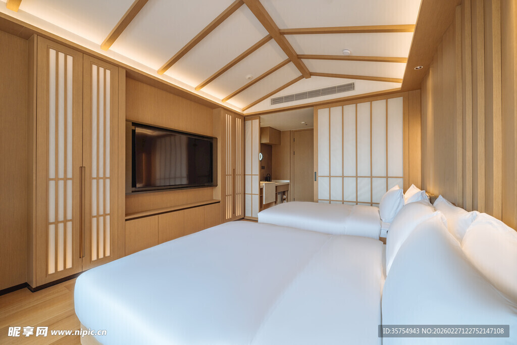 简约木质风格温馨卧室