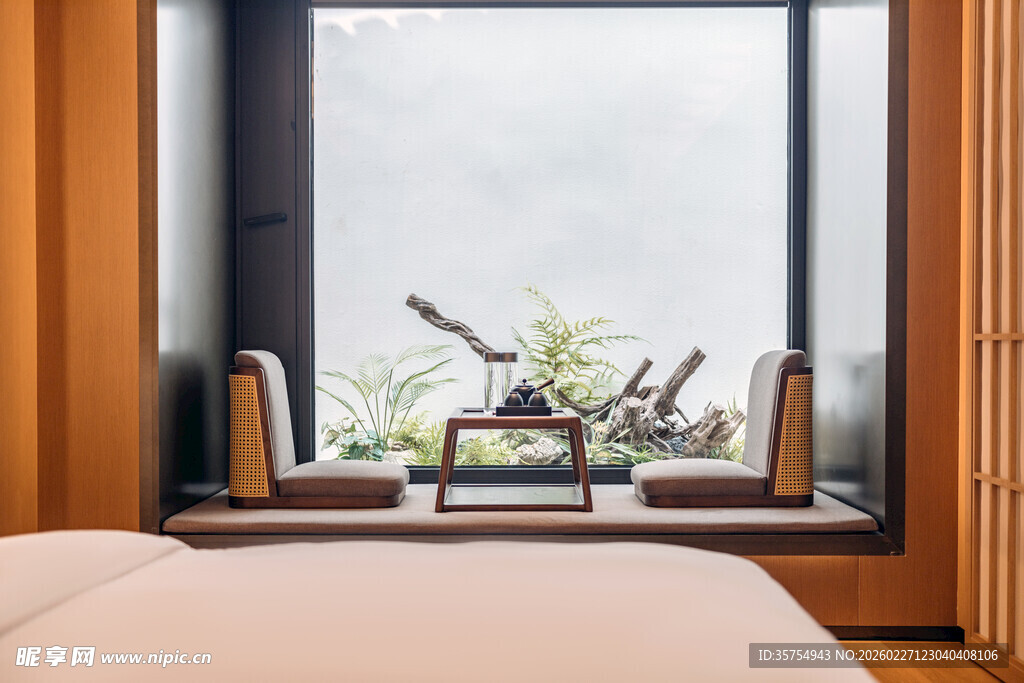 窗边舒适休憩空间