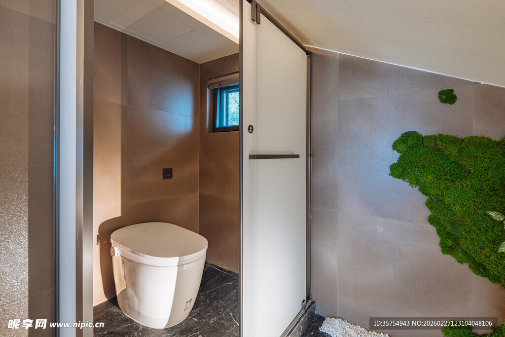 现代简约风卫生间一角