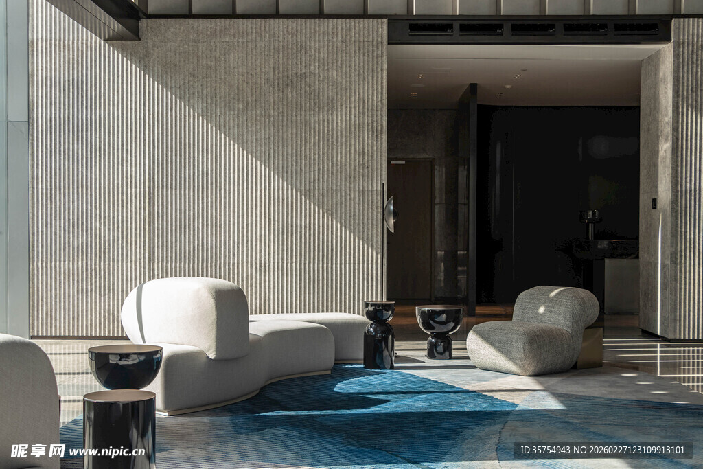 现代简约风室内休闲一角