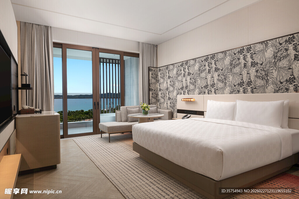 现代风格豪华酒店客房