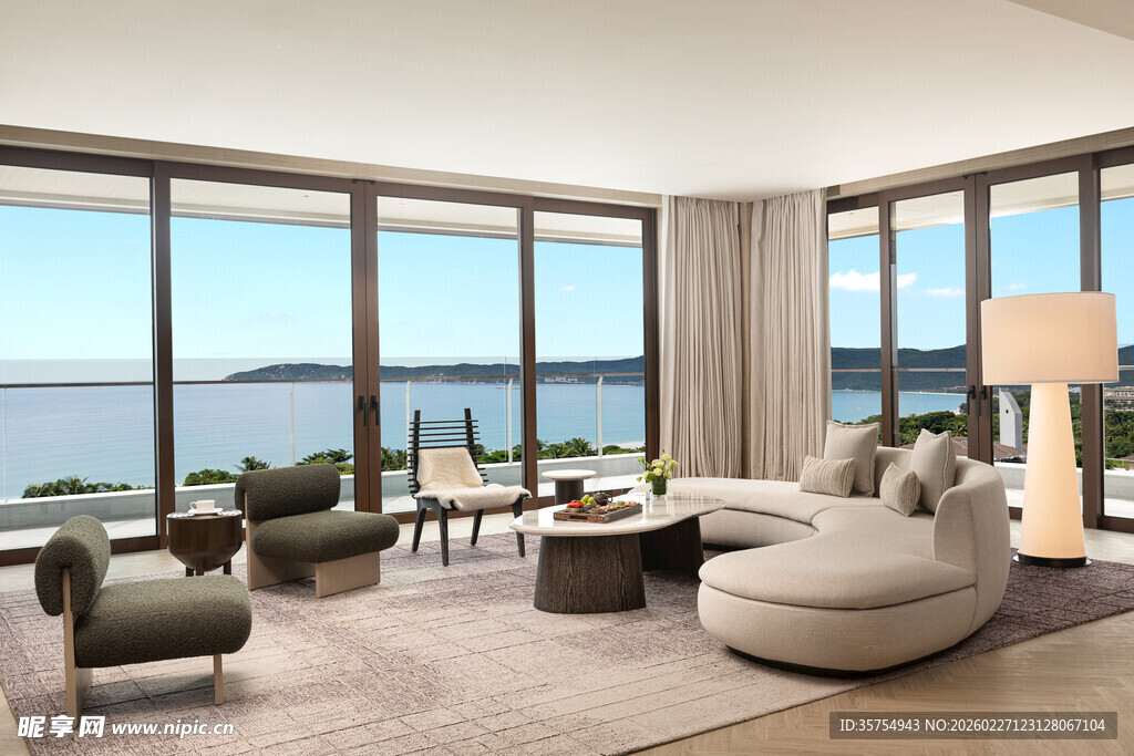 海景豪华客厅室内设计