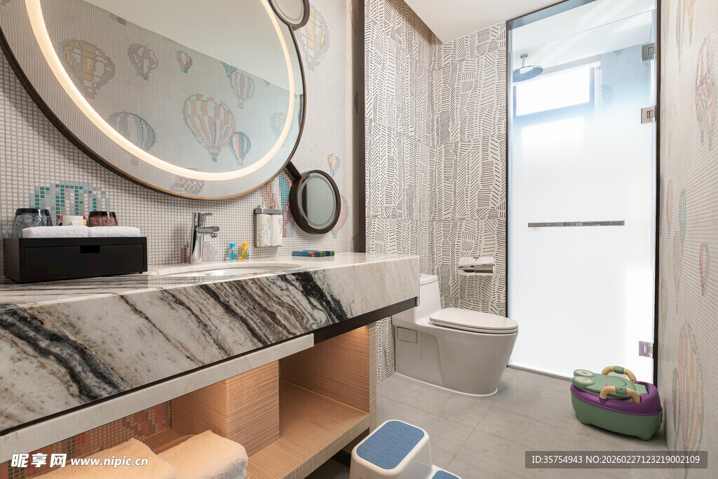 现代简约风的浴室空间