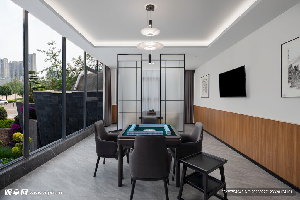 现代简约风室内休闲空间