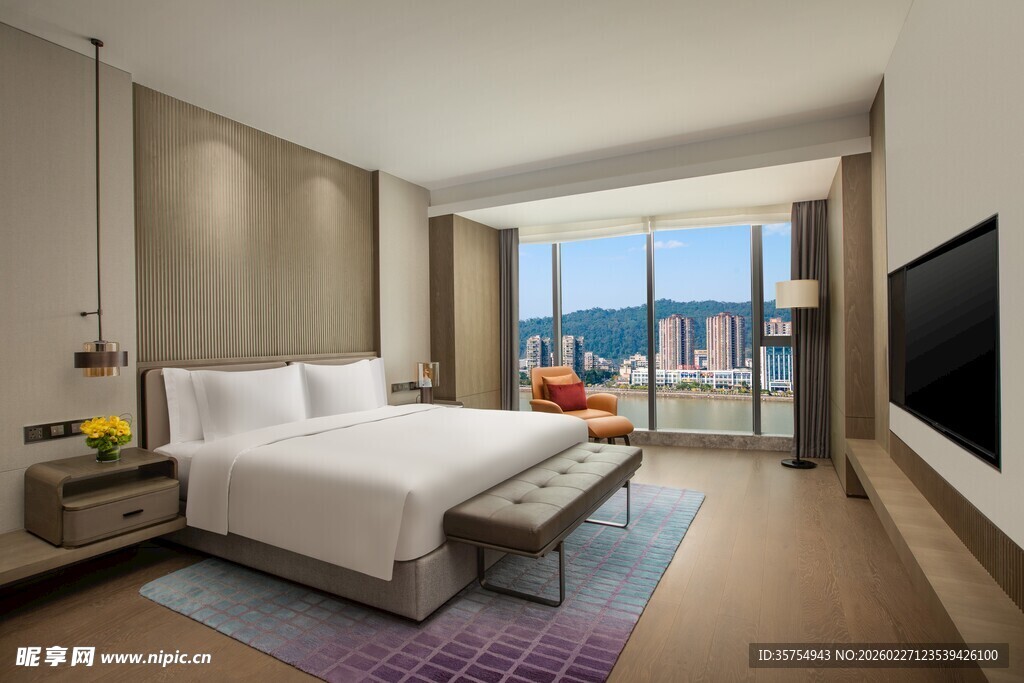 海景豪华舒适酒店客房