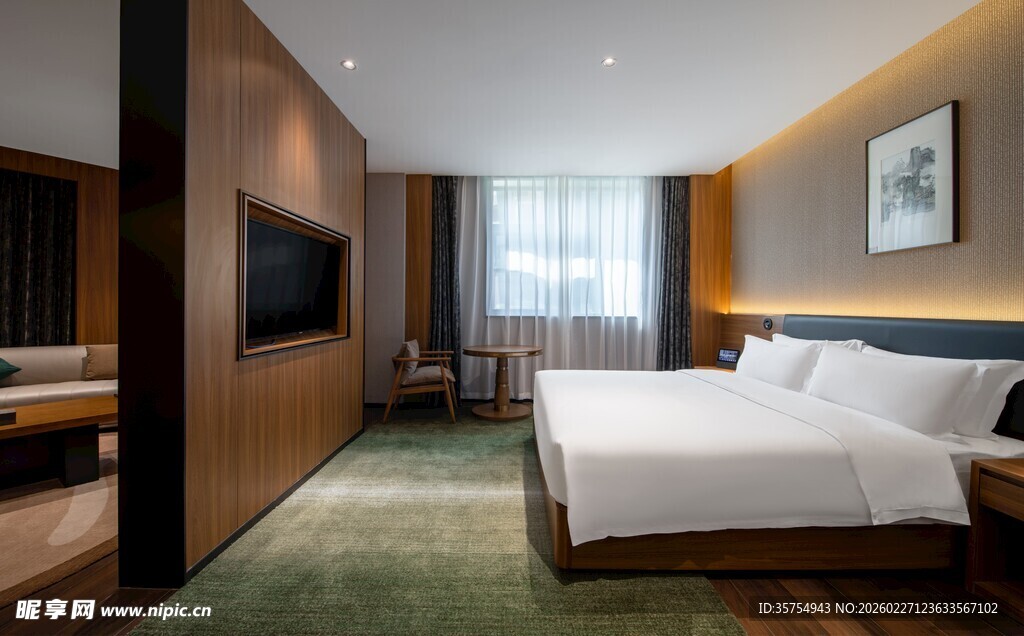 现代简约风格酒店客房