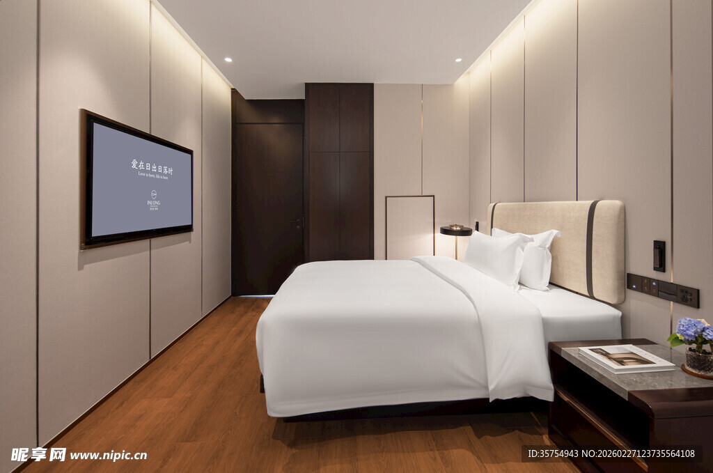 现代简约风格的舒适卧室