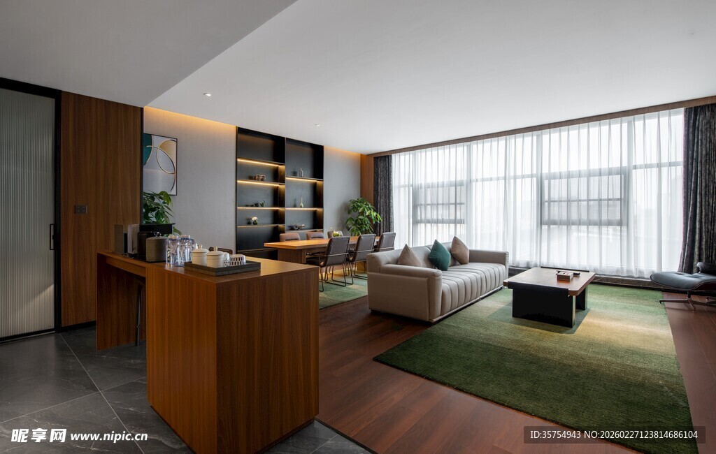 现代风格宽敞办公空间