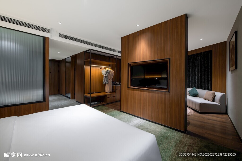 现代简约风格卧室空间