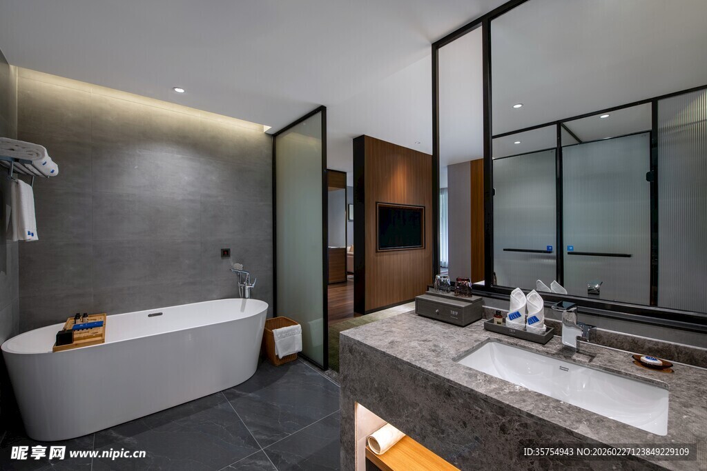 现代简约风格豪华浴室