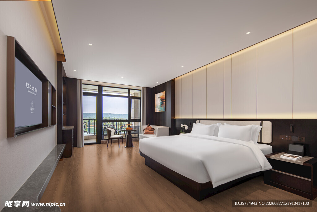 现代简约风格豪华卧室