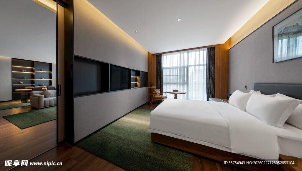 现代简约风格舒适酒店客房