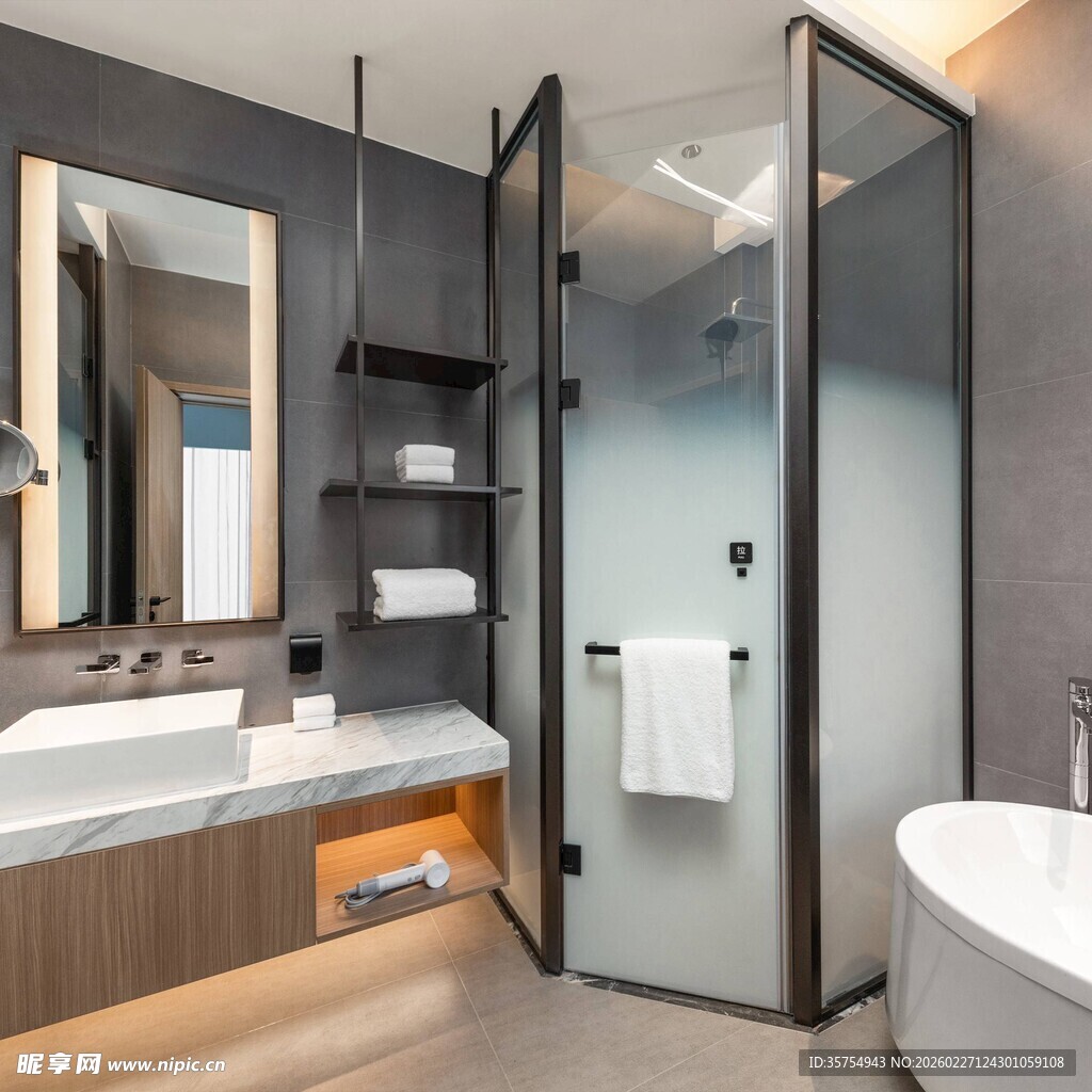 现代简约风格浴室空间