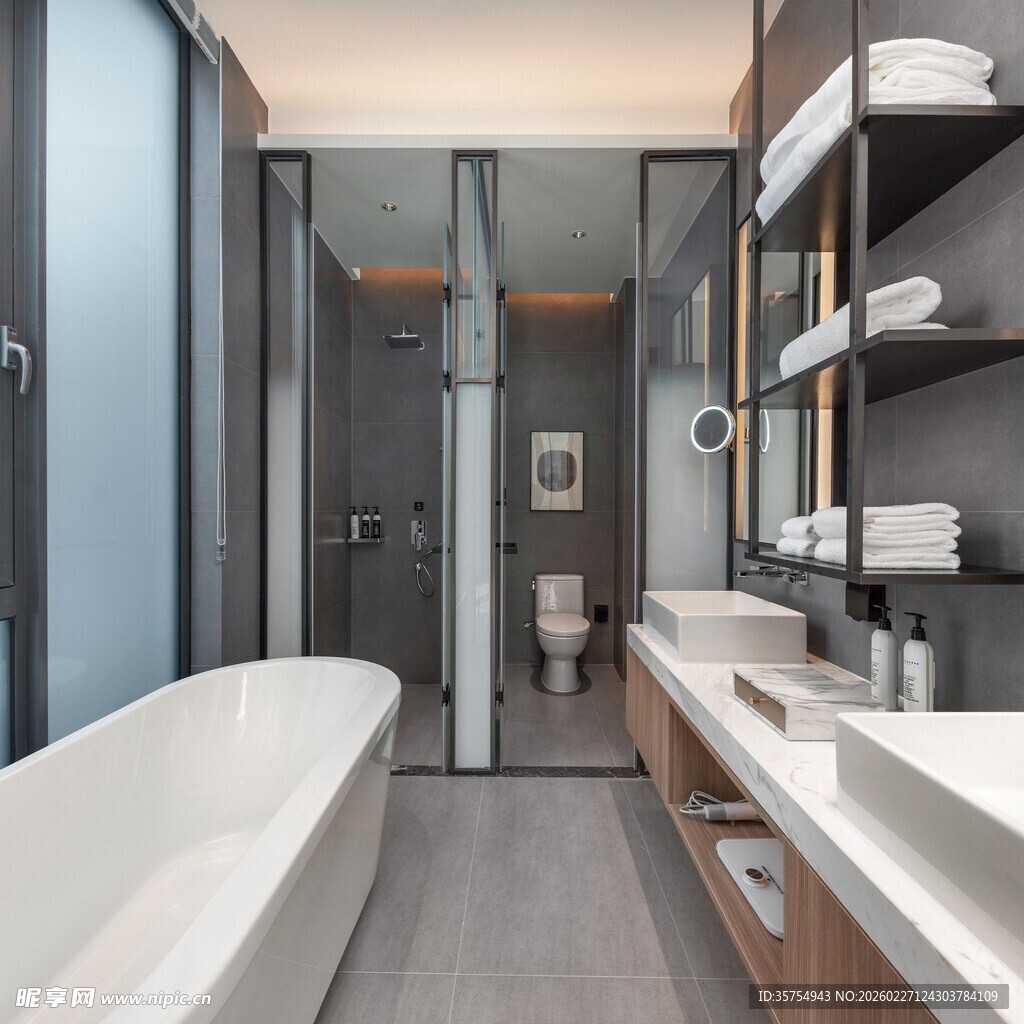 现代简约风格的时尚浴室