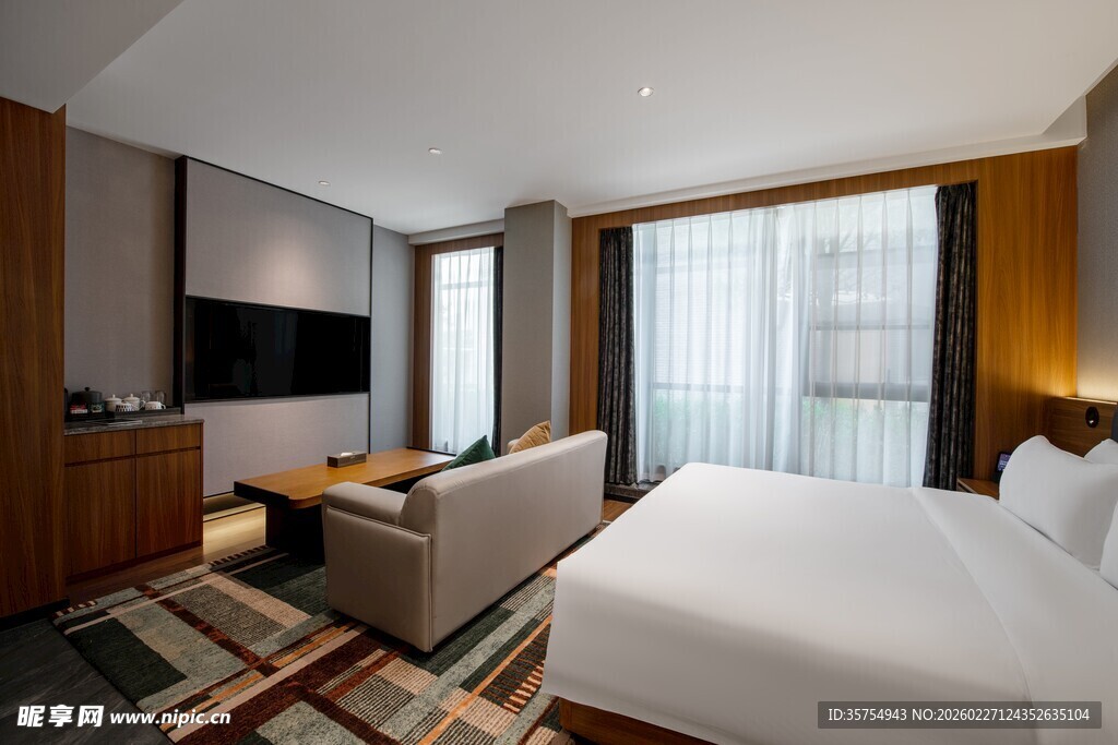 现代简约风格酒店客房