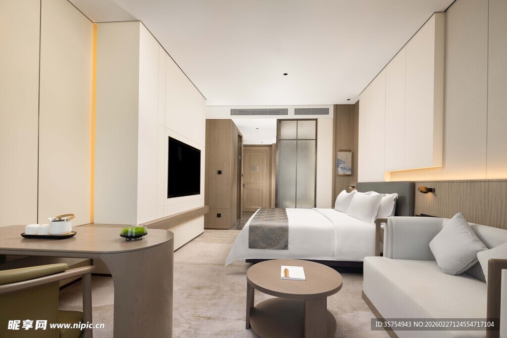 现代简约风格酒店客房