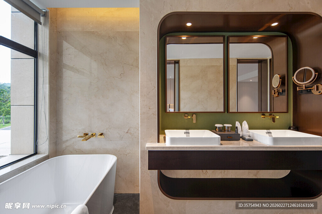 现代简约风豪华浴室空间