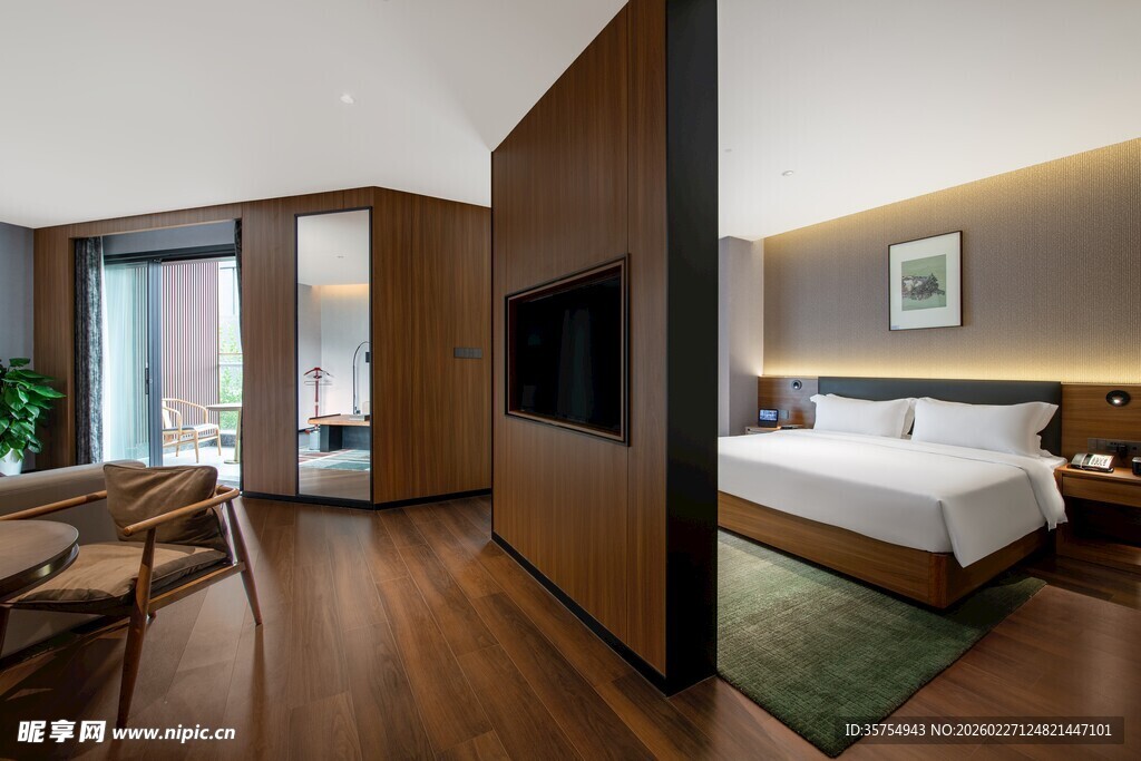 现代简约风格酒店客房