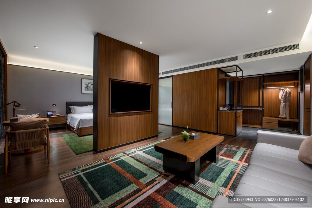 现代风格豪华酒店客房