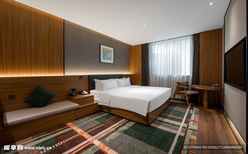现代简约风格豪华酒店客房