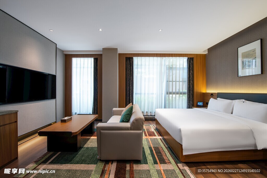 现代简约风格豪华酒店客房