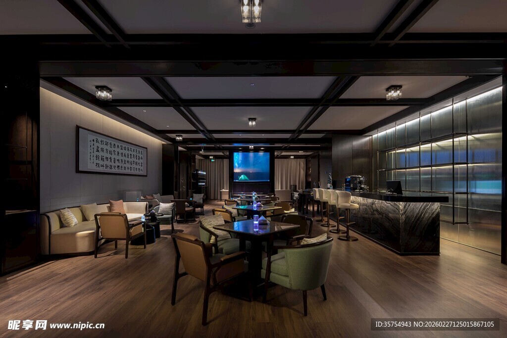 现代风格豪华客厅空间