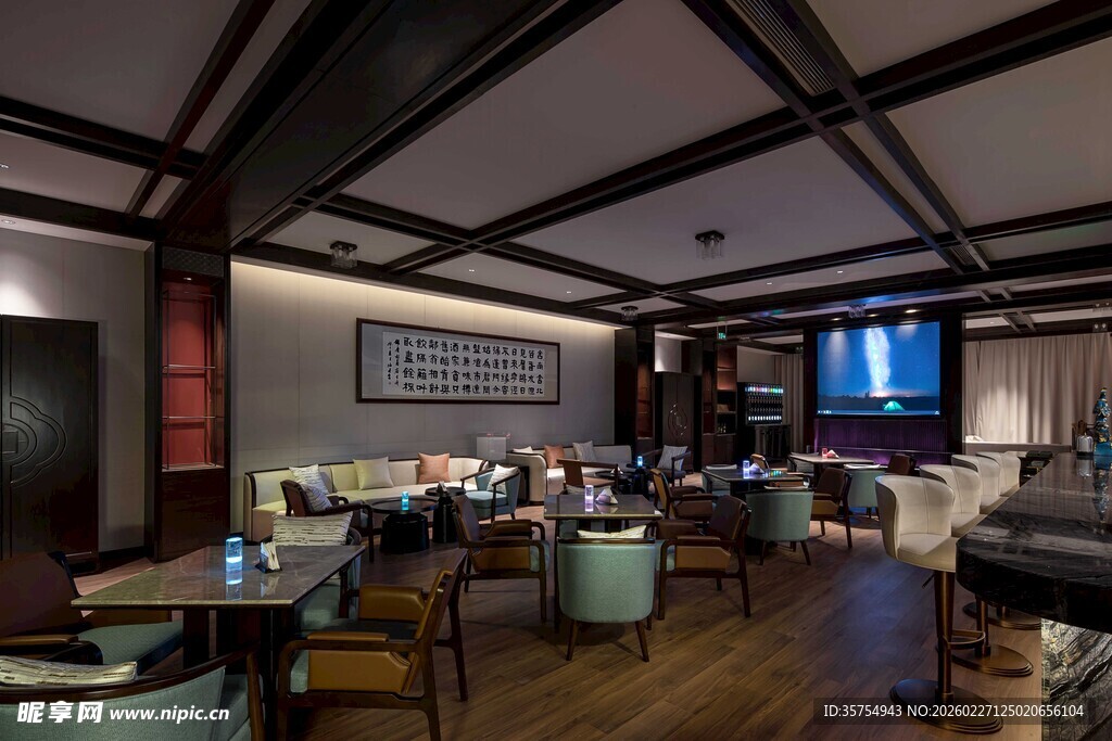 现代中式风格舒适休闲空间