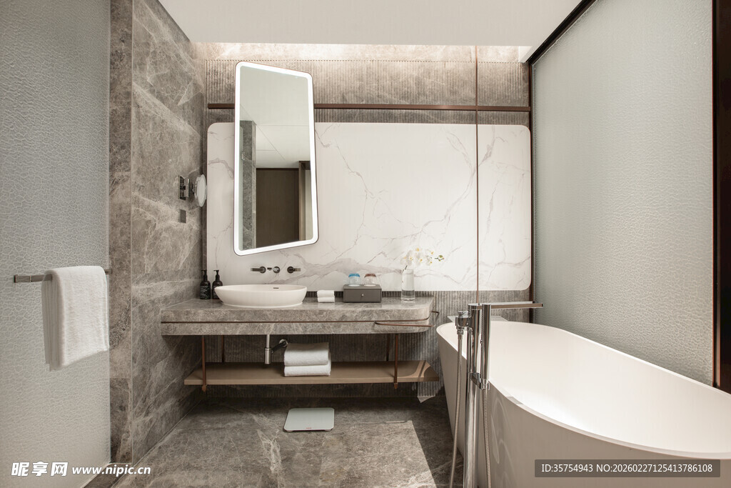 现代简约风豪华浴室空间