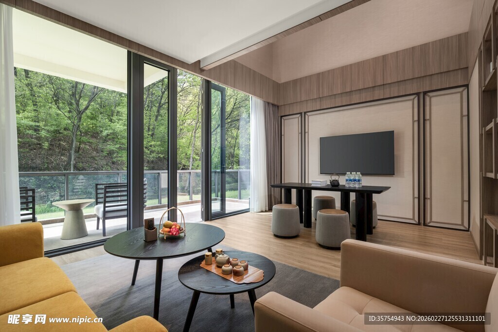 现代简约风客厅室内景致