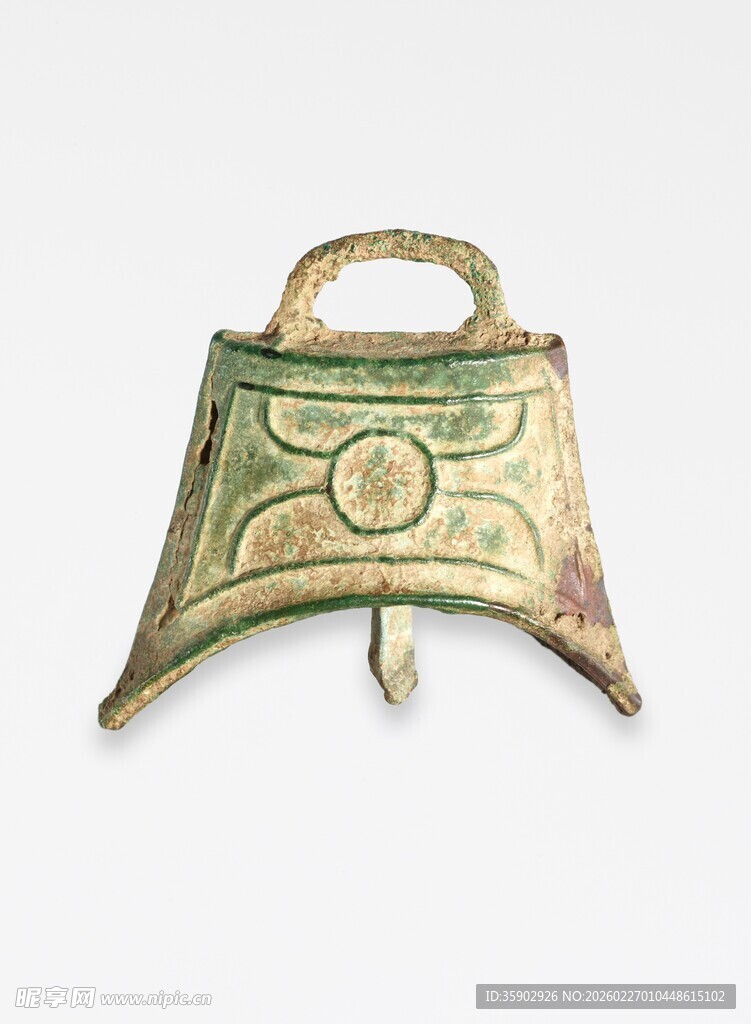 青铜铃饰古朴精美纹饰