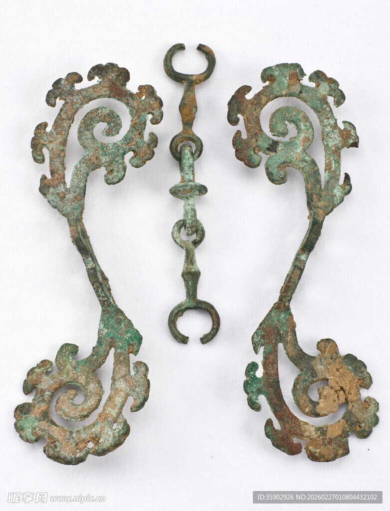 古代青铜精美装饰配件