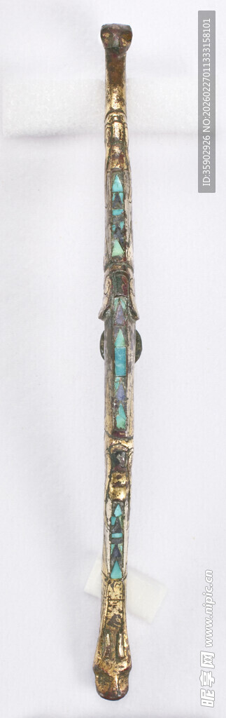 古雅镶嵌工艺长柄器物